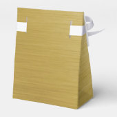 Musiknoten Gold gebürstet Geschenkschachtel (Rückseite)