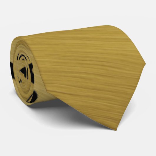 Musiknoten Gold gebürstet Krawatte (Gerollt)