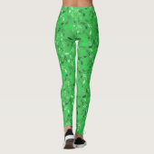 Musiknoten Green Leggings (Rückseite)