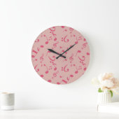 Musiknoten Große Wanduhr (Zuhause)