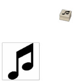 Musiknoten gummistempel (Stempel)