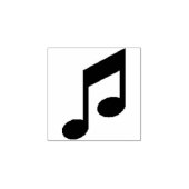 Musiknoten gummistempel (Prägung)