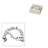 Musiknoten Gummistempel (Stempel)