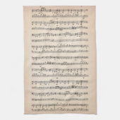 Musiknoten 🎶 handtuch (Vertikal)