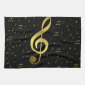 Musiknoten Handtuch (Horizontal)