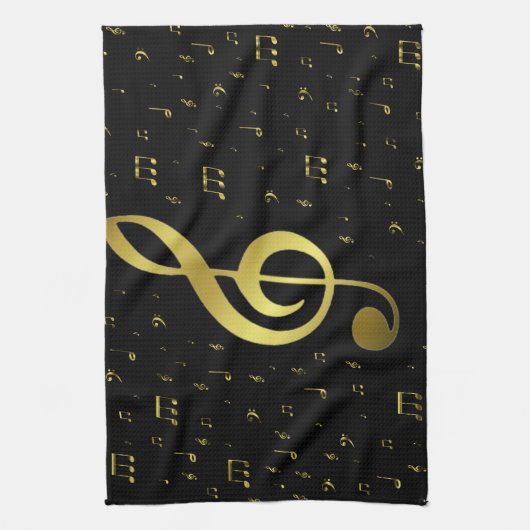 Musiknoten Handtuch (Vertikal)
