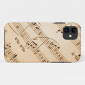 Musiknoten Hintergrund Case-Mate iPhone Hülle (Rückseite (Horizontal))