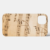 Musiknoten Hintergrund Case-Mate iPhone Hülle (Rückseite (Horizontal))