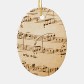 Musiknoten Hintergrund Keramikornament (Hinten)