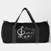 Musiknoten individuelle Name Duffle Bag (Vorderseite)