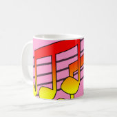 Musiknoten Kaffeetasse (Vorderseite Links)