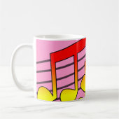Musiknoten Kaffeetasse (Links)