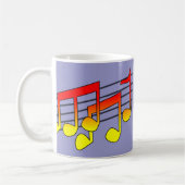 Musiknoten Kaffeetasse (Links)
