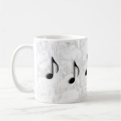 Musiknoten Kaffeetasse (Links)