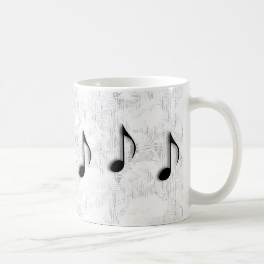 Musiknoten Kaffeetasse (Rechts)