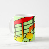 Musiknoten Kaffeetasse (Vorderseite Links)
