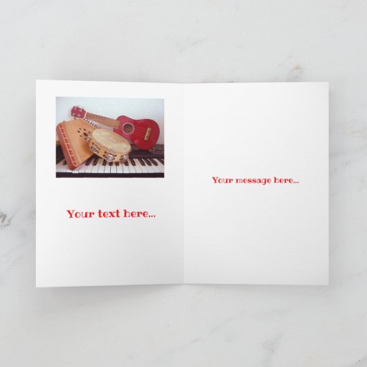 MUSIKNOTEN KARTE (Innenseite)