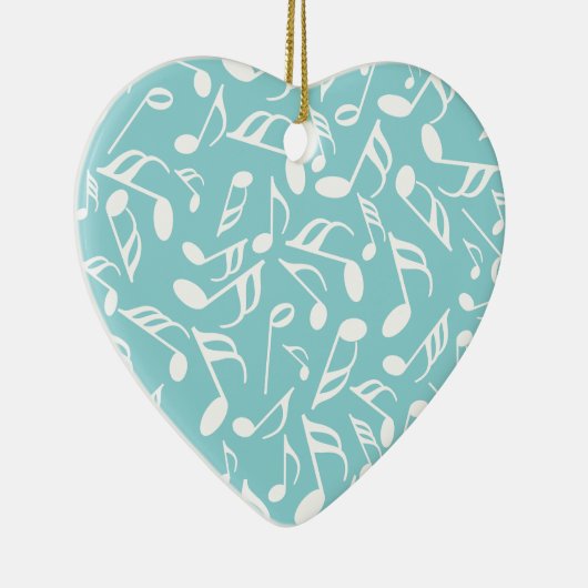 Musiknoten Keramik Ornament (Rechts)