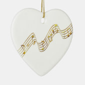 Musiknoten Keramik Ornament (Rechts)