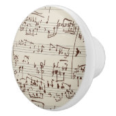 Musiknoten Keramikknauf (Rechts)