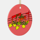 Musiknoten Keramikornament (Rechts)