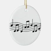 Musiknoten Keramikornament (Rechts)