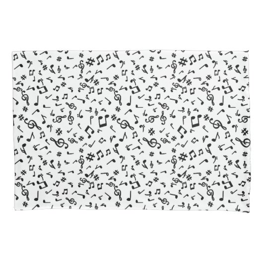 Musiknoten Kissenbezug (Vorderseite)