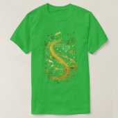 Musiknoten Klassisches Gefühl T-Shirt (Design vorne)