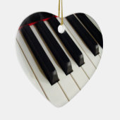 Musiknoten-Klavier-Tastatur-Verzierung Keramikornament (Rechts)