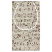 Musiknoten Kleine Geschenktüte (Rückseite)