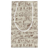Musiknoten Kleine Geschenktüte (Vorderseite)