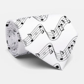 Musiknoten Krawatte (Gerollt)