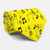 Musiknoten Krawatte (Gerollt)