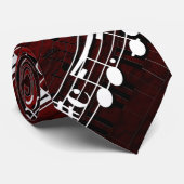 Musiknoten Krawatte (Gerollt)