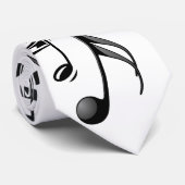 Musiknoten Krawatte (Gerollt)