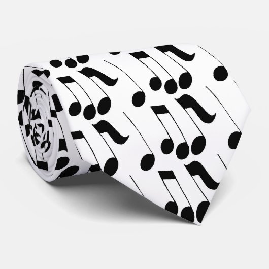 Musiknoten Krawatte (Gerollt)
