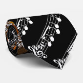 Musiknoten Krawatte (Gerollt)