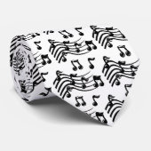 Musiknoten Krawatte (Gerollt)