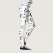 "Musiknoten-" Leggings (Rechts)