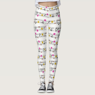 Musiknoten Leggings