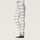 Musiknoten Leggings (Links)