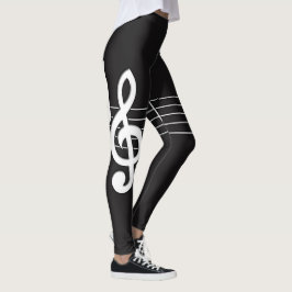 Musiknoten Leggings