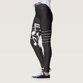 Musiknoten Leggings (Links)