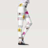 Musiknoten Leggings (Rechts)
