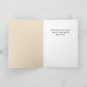 Musiknoten Lehrer für die Botschaft Karte (Innenseite)