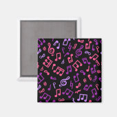 Musiknoten Magnet (Vorderseite/Rückseite)