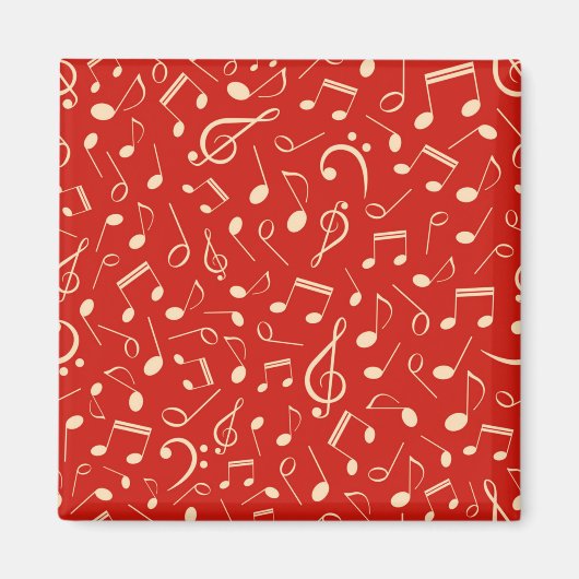 Musiknoten Magnet (Vorne)
