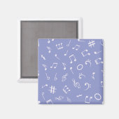Musiknoten Magnet (Vorderseite/Rückseite)