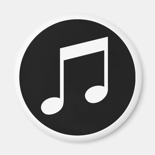 Musiknoten Magnet (Vorne)