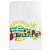 Musiknoten Mittlere Geschenktüte (Vorderseite)